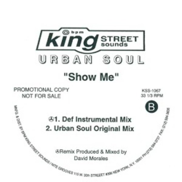 画像2: URBAN SOUL / SHOW ME (3VER) [★USED・中古盤★DAVID MORALESリミックス！] (2)