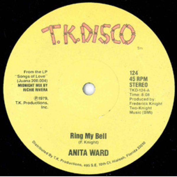 画像1: ANITA WARD / RING MY BELL (2曲/原盤) [★USED商品★1979年ディスコ大ヒット！] (1)