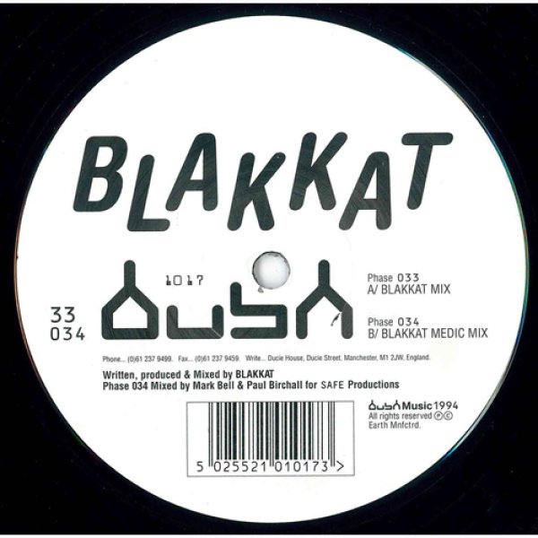 画像1: BLAKKAT // PHASE 033 / PHASE 034  (全2曲) [★USED・原盤★MARK BELL 90's最高傑作！] (1)