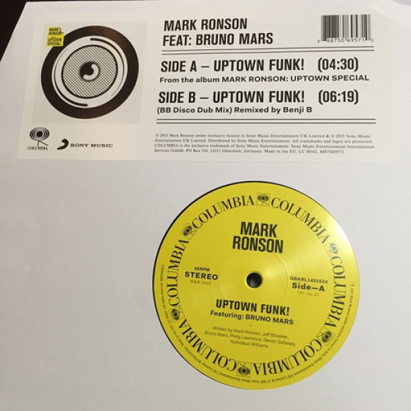 MARK RONSON feat BRUNO MARS / UPTOWN FUNK (2VER)