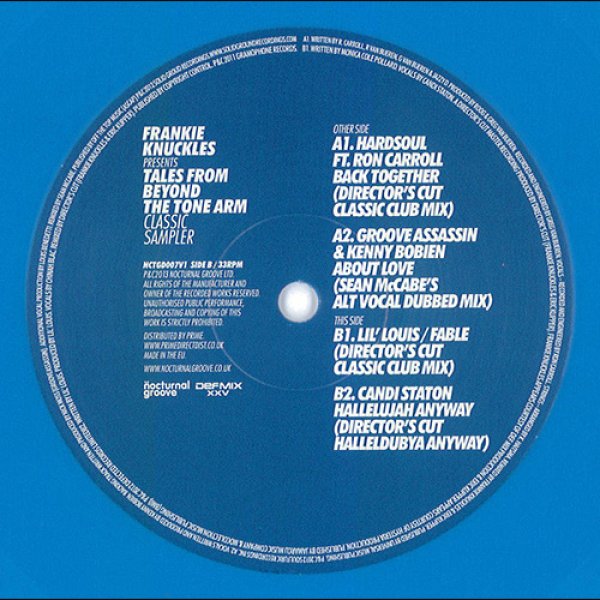 V.A. (FRANKIE KNUCKLES PRESENTS) - TALES FROM BEYOND THE TONE ARM 