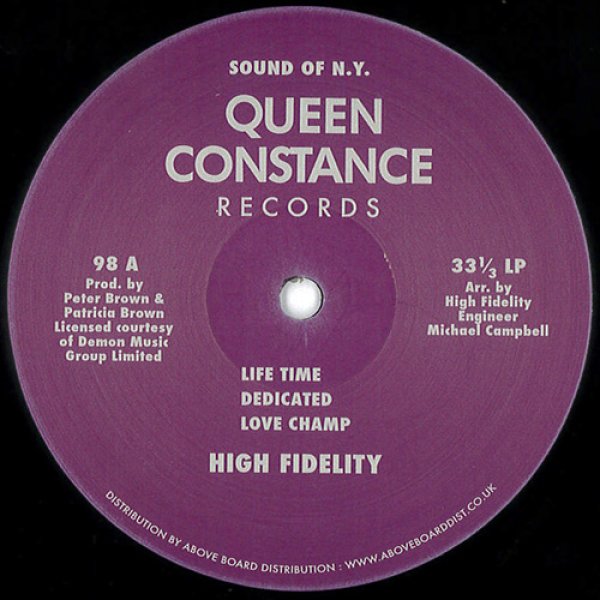 画像1: HIGH FIDELITY - HIGH FIDELITY (全6曲)【LP】1979年のDISCO & SOUL 名盤が嬉しいリイシュー！！ (1)