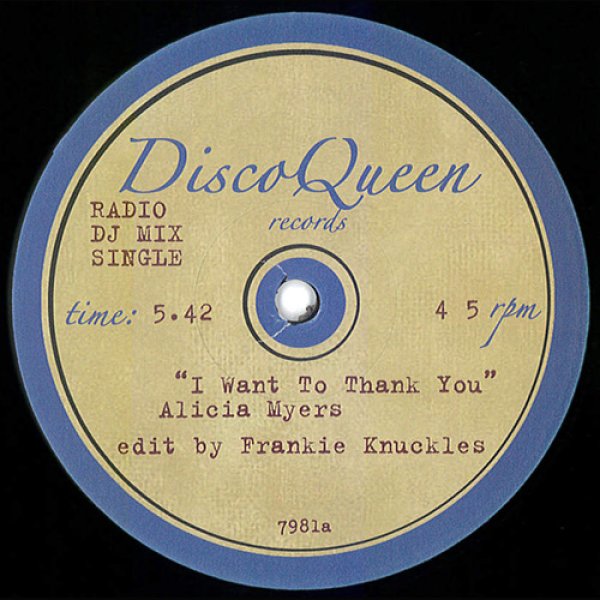 画像1: FRANKIE KNUCKLES - DISCO QUEEN #7981【再入荷・12inch】フランキーが生前に残したお宝EDIT第7弾！ (1)