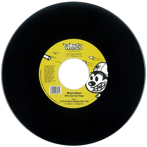 画像1: BLACK MOON - WHO GOT DA PROPS (2VER)【7INCH】1993年ヒップホップ史上の名曲が遂にオフィシャル7インチ化！ (1)
