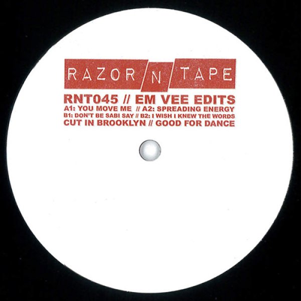 画像1: EM VEE - EM VEE EDITS (全4曲)【12INCH】流石のRAZOR-N-TAPEシリーズ！期待を裏切らないディスコ・エディット全4曲！ (1)