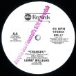 画像1: LENNY WILLIAMS - CHANGES (JOE CLAUSSELL EDIT) (2VER)【限定12INCH】1978年の隠れディスコクラシックをJOE CLAUSSELLがソウルフルにスペシャル・エディット！ (1)