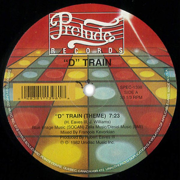 画像1: D TRAIN - "D" TRAIN (THEME) / TRYIN' TO GET OVER【12"INCH】「邦題・D.トレインのテーマ」がデッドストック12インチで限定入荷！！ (1)