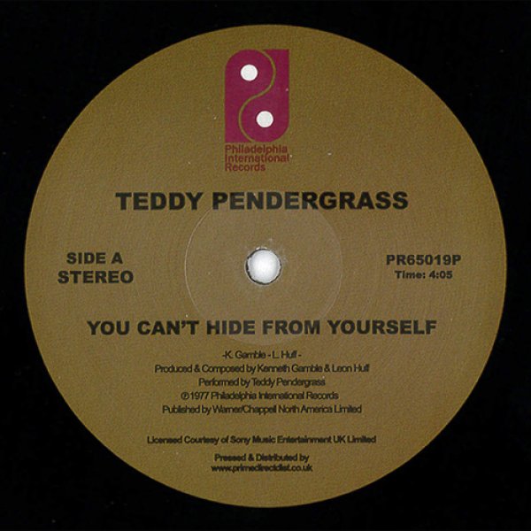 画像1: TEDDY PENDERGRASS - YOU CAN'T HIDE FROM YOURSELF / MORE I GET, THE MORE I WANT (全2曲)【限定12"INCH・RECORD STORE DAY 2019 UK 限定盤】12インチとしては初のオフィシャル再発！！ (1)