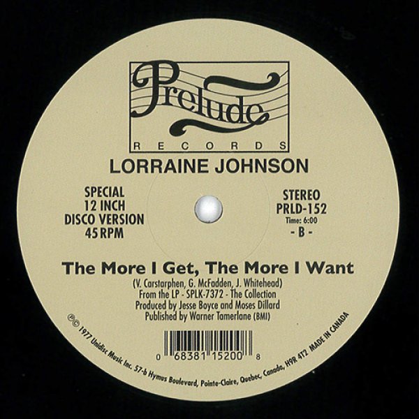 画像1: BILL BRANDON / LORRAINE JOHNSON - WE FELL IN LOVE WHILE DANCING / THE MORE I GET, THE MORE I WANT (全2曲)【12"INCH】1977年のプロモ・オンリー12インチが正規リマスタリング復刻！ (1)