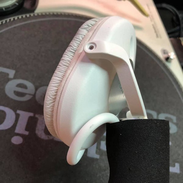 画像5: OTOMATSUFON - スティックフォン (SONY MDR-ZX500 タイプ / ホワイト) (LED / 白)【DJヘッドフォン】ハンドメイドで丁寧に制作される話題の「音松フォン」！ (5)