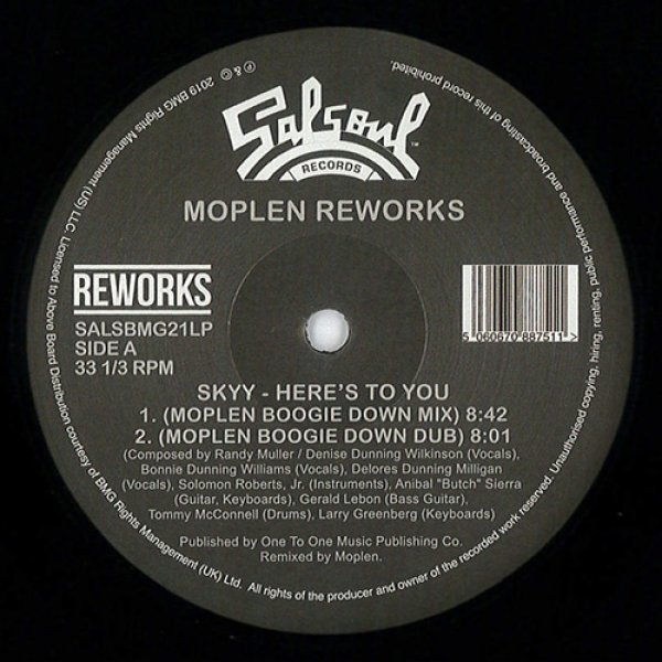 画像1: SKYY / THE SALSOUL ORCHESTRA - MOPLEN REWORKS【12"INCH】SALSOULディスコクラシックをイタリアのエディット職人MOPLENがエディット！ (1)