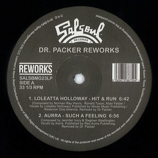 画像1: LOLEATTA HOLLOWAY / AURRA / THE SALSOUL ORCHESTRA / THE JAMMERS - DR. PACKER REWORKS【12"INCH】「SALSOUL」を代表するディスコクラシックをスペシャル・エディット！！ (1)