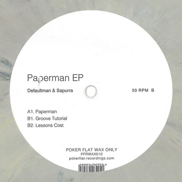 画像1: DEFAULTMAN & SAPURRA - PAPERMAN EP 【12"INCH】 ヴァイナル・オンリー！超おすすめ大推薦のディープ・テック・ハウス！！ (1)