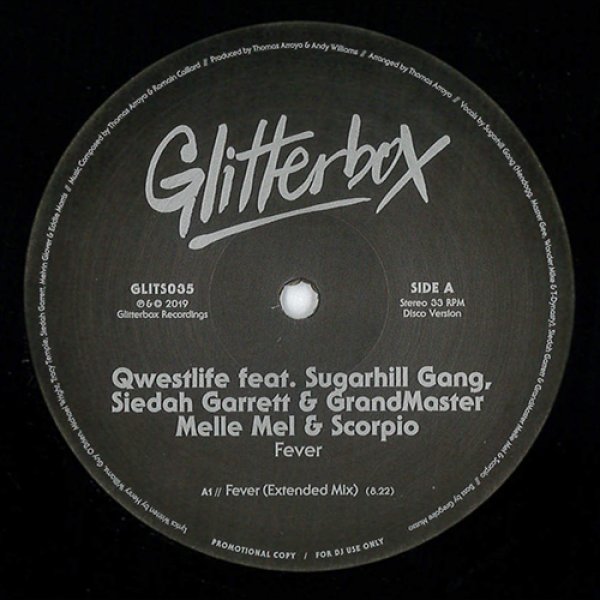 画像1: QWESTLIFE feat. SUGARHILL GANG, SIEDAH GARRETT & GRANDMASTER MELLE MEL & SCORPIO - FEVER (INC. KON REMIX)【12"INCH】KONリミックス！傑作エレクトリック・ファンク・ブギー！！ (1)