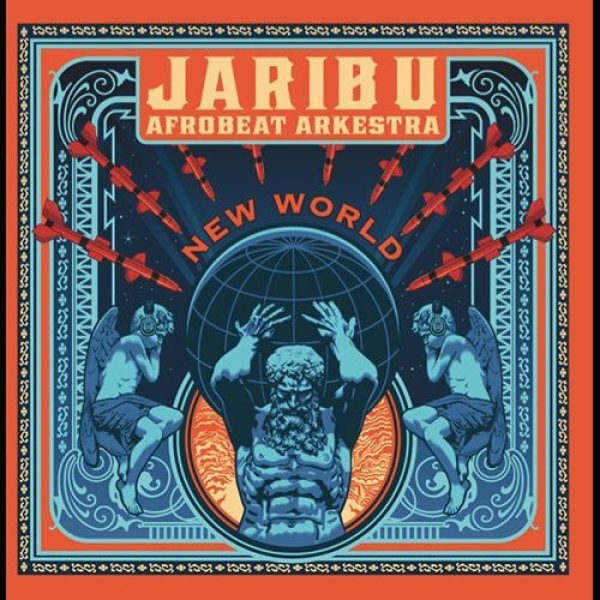 画像1: JARIBU AFROBEAT ARKESTRA - NEW WORLD【限定LP】アフロビートの祖、 FELA KUTI スタイルを継承する 日本唯一のアフロビートバンド！日本伝統歌“さくら〜さくら〜"を巧みにアレンジ！！全6曲。 (1)