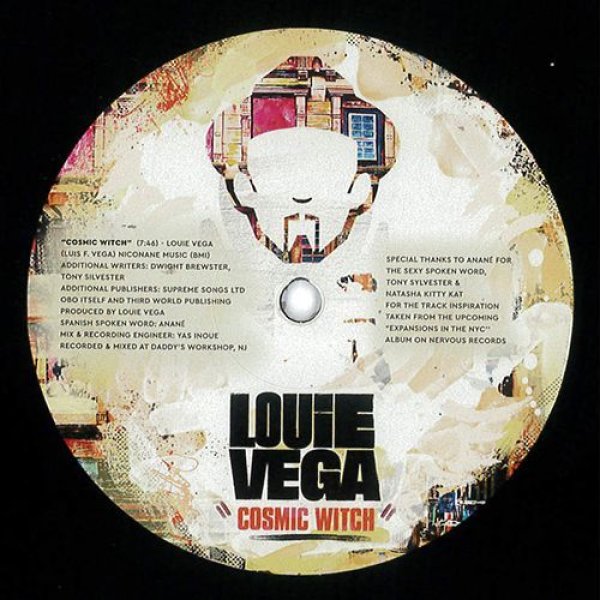 画像1: LOUIE VEGA - COSMIC WITCH / A PLACE WHERE WE CAN ALL BE FREE【12"INCH】ハウス・ミュージックをリードするマエストロ「LOUIE VEGA」がニューヨークの老舗「NERVOUS RECORDS」からニュー・シングルをリリース！ (1)