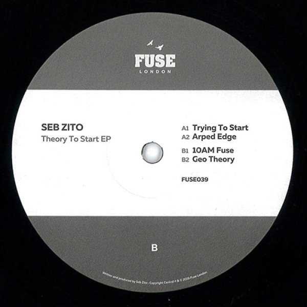 画像1: SEB ZITO - THEORY TO START EP 【12"INCH】 ハウスDJ重要な要チェック盤！DEEPとTECHが上手く融合したジワジワ来る系グッド・ディープ・ハウス・トラック！！ (1)