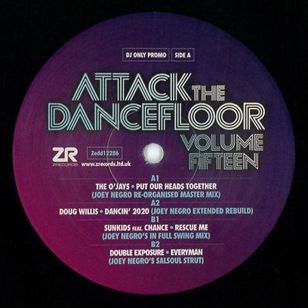 画像1: V.A. - ATTACK THE DANCEFLOOR VOL.15【12"INCH】JOEY NEGROが手掛ける人気シリーズ第15弾！THE O'JAYS - PUT OUR HEADS TOGETHER遂に登場！！ (1)