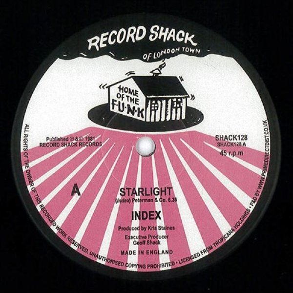 画像1: INDEX - STARLIGHT【12"INCH】JOEY NEGROやDAM-FUNK達がプレイしてきたブギー・ファンク名曲が正規再発！ (1)