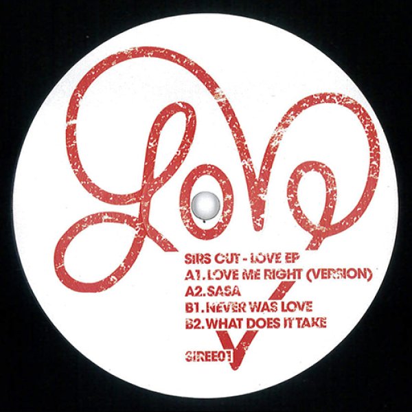 画像1: SIRS CUT - LOVE EP【12"INCH】アーバン・メロウなAORブギー路線エディット！DJ HARVEYが来日時(2019年)にプレイした"NEVER WAS LOVE"収録！！ (1)