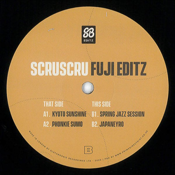 画像1: SCRUSCRU - FUJI EDITZ【12"INCH】松下誠'81年"FIRST FLIGHT"ネタ！和モノ・フュージョン・ディスコ・エディット！！ (1)