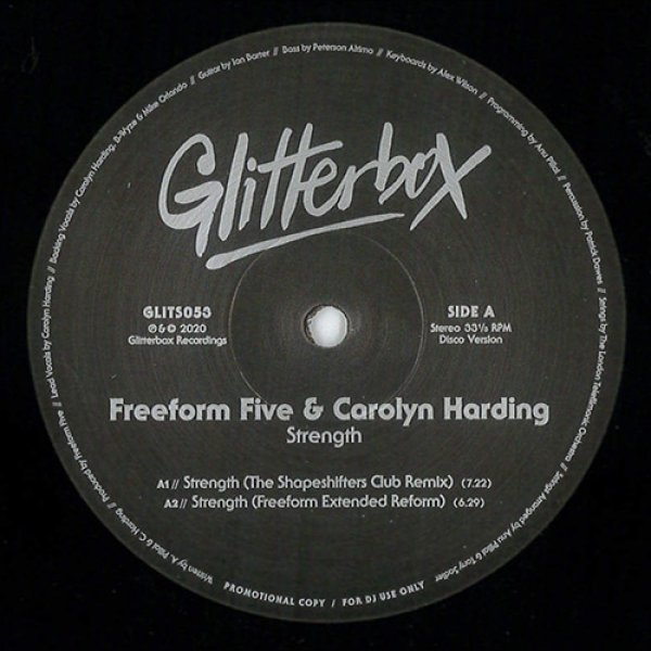 画像1: FREEFORM FIVE & CAROLYN HARDING - STRENGTH (INC. THE SHAPESHIFTERS / JKRIV REMIXES)【12"INCH】2003年のブギー・ダンス・ヒット！大人気のリミキサー2人が再構築したニュー・リミックス！！ (1)