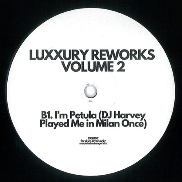 画像1: LUXXURY - REWORKS VOLUME 2【12"INCH】DJ HARVEYがBOILER ROOMでプレイしたアノ曲！10CCの"I'M NOT IN LOVE"や ROD STEWARTの"DO YA THINK I'M SEXY?"のディスコ・カヴァーをリワーク！！ (1)