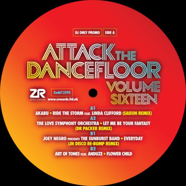 画像1: V.A. - ATTACK THE DANCEFLOOR VOL.16【12"INCH】JOEY NEGROが手掛ける人気シリーズ第16弾！今回も文句なし、ソウル/ディスコ/ファンクのエッセンスをたっぷりと含んだ良質ハウス/ブギー全4曲！！ (1)