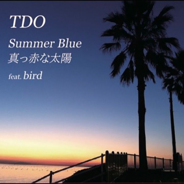 画像1: TDO - SUMMER BLUE / 真っ赤な太陽 FEAT. BIRD【7"INCH】(CITY POP on VINYL 2020 限定盤) ブレッド＆バターの細野晴臣氏が手がけた名曲と、美空ひばり大名曲をカヴァー！ (1)