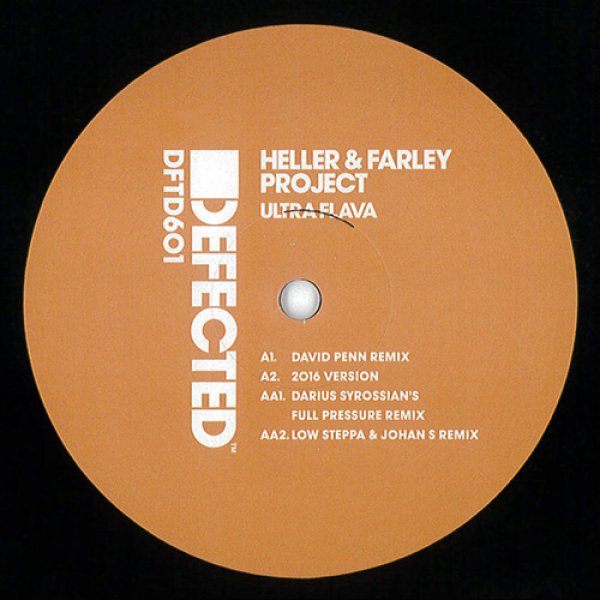 画像1: HELLER & FARLEY PROJECT - ULTRA FLAVA (DAVID PENN / DARIUS SYROSSIAN / LOW STEPPA & JOHAN S REMIXES)【12"INCH】90’sハウス・アンセムがスペシャル・リミックスとなって待望のリリース！ (1)