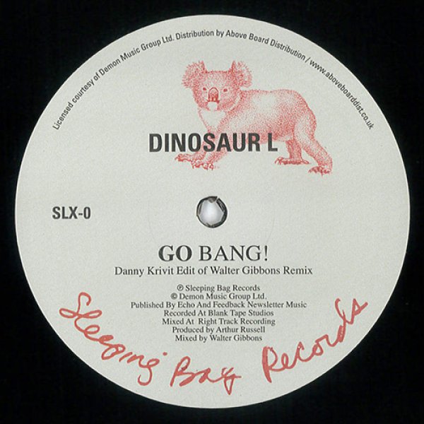 画像1: DINOSAUR L / HANSON AND DAVIS - GO BANG! (DANNY KRIVIT EDIT OF WALTER GIBBONS REMIX) / I'LL TAKE YOU ON (DANNY KRIVIT EDIT OF LARRY LEVAN REMIX)【12"INCH】パラダイス・ガレージ・クラシックをダニーがエディット！ (1)