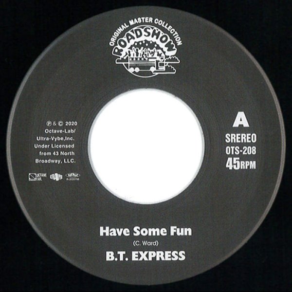 画像3: B.T. EXPRESS - HAVE SOME FUN / ENERGY TO BURN 【7"INCH】(RSD DROPS 2020 限定商品 - 8/29)  1980年リリース・アルバム『1980』収録の大人気ディスコ名曲が「RSD DROPS 2020」の限定商品として7インチで登場！ (3)