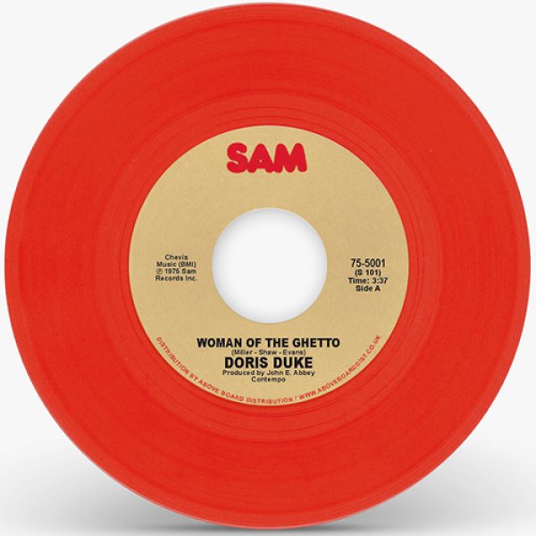 画像1: DORIS DUKE - WOMAN OF THE GHETTO (RED VINYL) 【限定7"INCH】 MARLENA SHAWの名曲カヴァー！レッド・カラーヴァイナルで限定リプレス！！ (1)