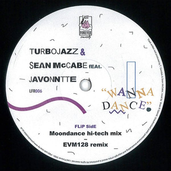 画像1: TURBOJAZZ & SEAN McCABE FEAT. JAVONNTTE - WANNA DANCE 【12"INCH】 デトロイトの人気ヴォーカリストJAVONNTTEをゲストに迎えたエモーショナルなモダン・ディープ・ハウスが登場！ (1)