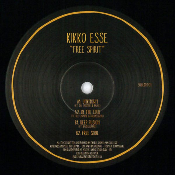 画像1: KIKKO ESSE - FREE SPIRIT 【12"INCH】 ピアノやトランペットがフューチャーするジャジーで最高すぎるソウルフルなディーフハウスを披露！ (1)