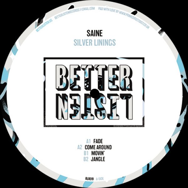 画像1: SAINE - SILVER LININGS EP 【12"INCH】 お馴染みの人気レーベル「BETTER LISTEN」から〜ジャジーかつディープな良質ハウスを収録したEPが到着！ (1)