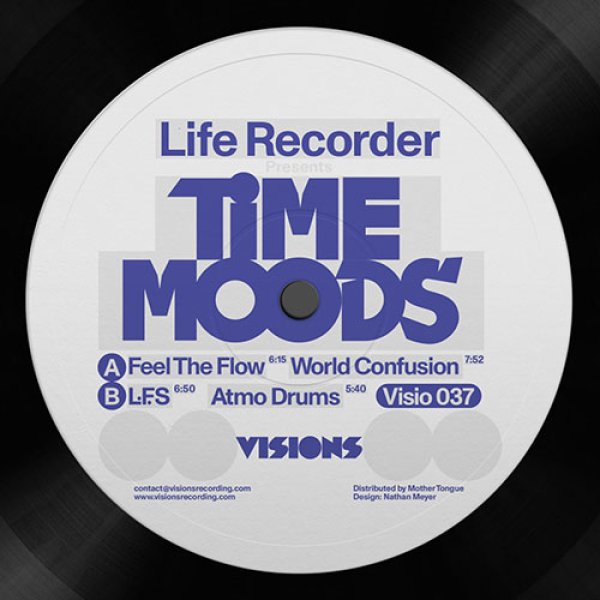 画像1: LIFE RECORDER - TIME MOODS EP 【12"INCH】 ハウス・ファン見逃し厳禁！フランスの中堅ユニットによるデトロイティッシュ感あるグッド・ディープ・ハウス全4曲！！ (1)