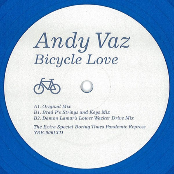 画像1: ANDY VAZ - BICYCLE LOVE (2021 REPRESS) 【限定12"INCH】 ハウス・ファン注目！ 2013年リリースのディープ・ハウス傑作盤が150枚限定プレスで復刻！ ！ (1)