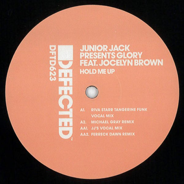 画像1: JUNIOR JACK PRESENTS GLORY FEATURING JOCELYN BROWN - HOLD ME UP (INC. RIVA STARR / MICHAEL GRAY / FERRECK DAWN REMIXES) 【12"INCH】 大御所ジョセリン・ブラウンをフィーチャーしたソウルフル&ファンキー・ハウス"HOLD ME UP"のリミックス盤が登場！ (1)