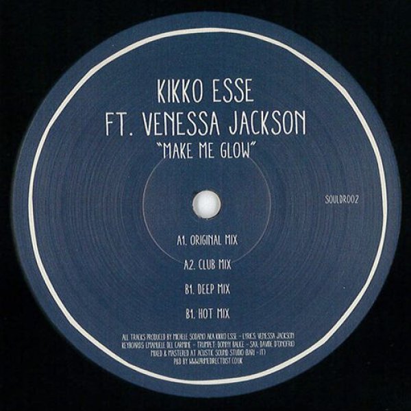 画像1: KIKKO ESSE FEATURING VENESSA JACKSON - MAKE ME GLOW 【12"INCH】  お待ちかねの第2弾！今回はピアノやトランペットなどのジャジーな演奏と艶やかでエモーショナルな良質女性ヴォーカル・ハウスを披露！！ (1)