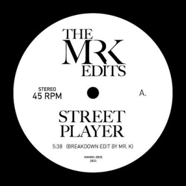 画像1: MR. K - STREET PLAYER / GET UP GET INTO IT GET INVOLVED 【7"INCH】 CHICAGOによるガラージ古典"STREET PLAYER"とJAMES BROWNのファンク古典"GET UP, GET INTO IT, GET INVOLVED"をエディット！！ (1)