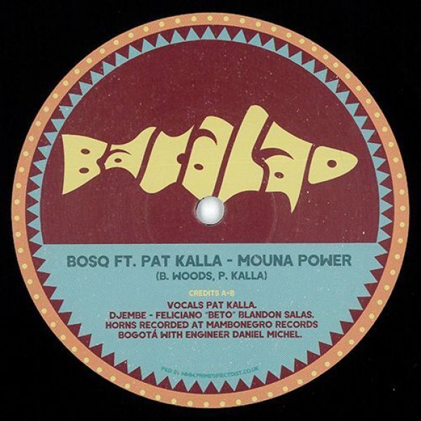 画像1: BOSQ FEATURING PAT KALLA - MOUNA POWER 【12"INCH】 話題のボスクNEWシングルは、今夏ヒット間違いなしのグッド・ラテン・ハウス！  (1)