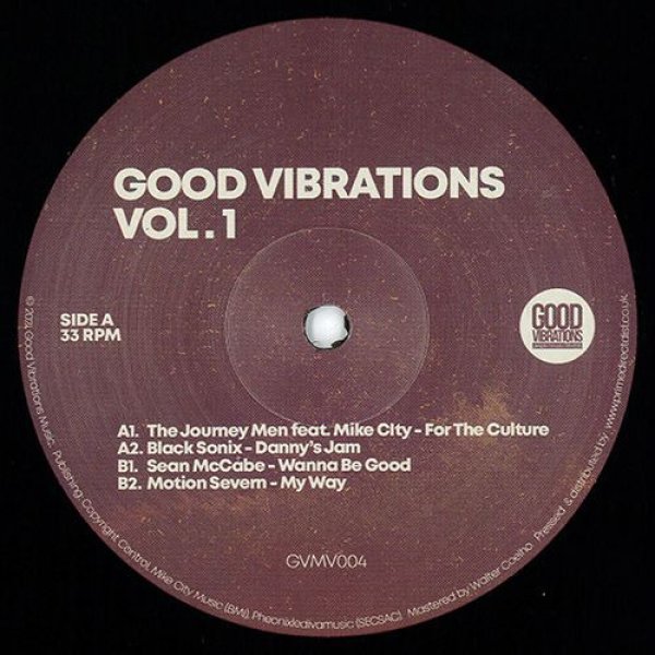 画像1: V.A. - GOOD VIBRATIONS, VOL. 1 【12"INCH】 DAVE LEEなど人気プレーヤーもサポート中！ オーソドックスなUSスタイルのハウス・トラックが揃ったお勧めの一枚！！ (1)