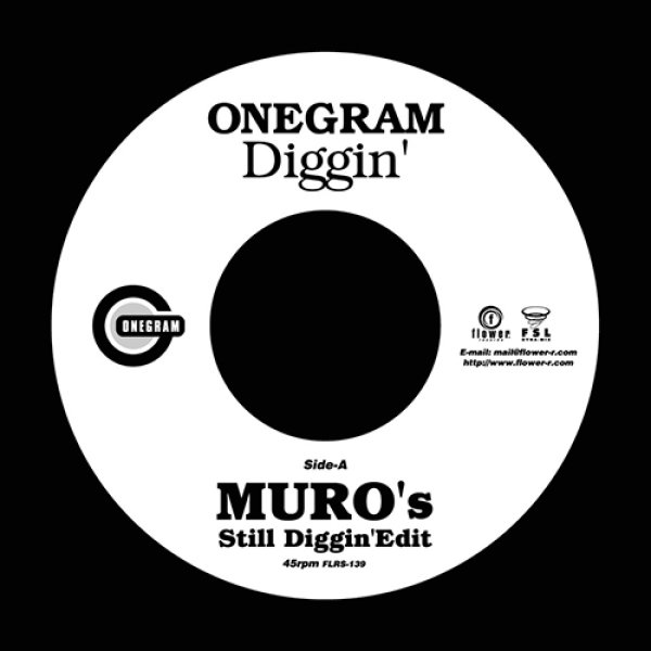 画像1: ONEGRAM - DIGGIN' (MURO'S STILL DIGGIN' EDIT) 【7"INCH】(RSD DROPS 2021 限定商品 - 6/12)  MVも話題となった"DIGGIN'"を、ご存知KING OF DIGGIN'のDJ MUROによるエディットがRSD DROPSに登場！ (1)