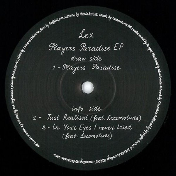 画像1: LEX ATHENS - PLAYERS PARADISE 【12"INCH】 ベースラインやパーカッシヴなビート、スペーシーなシンセ・コードや軽快なピアノ・リフなどを用いた最高のモダン・ブギーを展開する良質トラック集！！！ (1)