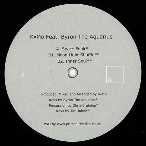 画像1: K.MO FEATURING BYRON THE AQUARIUS - SPACE FUNK EP 【12"INCH】 FRANCOIS K.、ERIC DUNCAN、EDDIE C、LUKE SOLOMON…など豪華メンツがサポート中の極上ディープ・ハウスが登場！ (1)