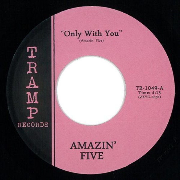 画像1: AMAZIN' FIVE - ONLY WITH YOU 【7"INCH】 モスクワのソウル/ファンク・バンドによる70年代感溢れる甘い女性ヴォーカル・ソウル・ナンバーが登場！  (1)