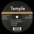 画像1: TEMPLE - LOVE MACHINE 【12"INCH】 スペーシーなシンセにジャジーなメロディーなどを用いたモダンなシンセ・ブギー！ お勧めのNU DISCO & BALEARIC HOUSEがリリース！！ (1)