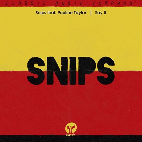 画像1: SNIPS FEAT. PAULINE TAYLOR - SAY IT (INCL. SANDY RIVERA REMIX) 【12"INCH】 ニューヨーク在住のヒップホップ畑のDJ/プロデューサー、DJ SNIPSによるソウルフル・ハウス！ ニューヨーク・ハウス・シーンのベテラン SANDY RIVERAリミックス収録！！ (1)