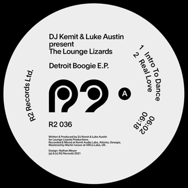 画像1: DJ KEMIT & LUKE AUSTIN PRESENT THE LOUNGE LIZARDS - DETROIT BOOGIE EP 【12"INCH】 ロンドンの注目ハウス・レーベルから、DJ SPINNAあたりの作風にも通じるような温かみのあるハウスを繰り広げた一枚が入荷！ (1)